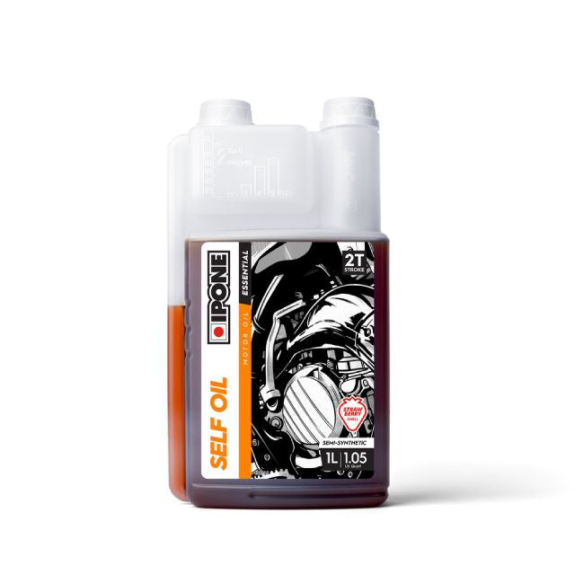 Aceite mezcla 2T 1L Ipone Self Olor Fresa 800352