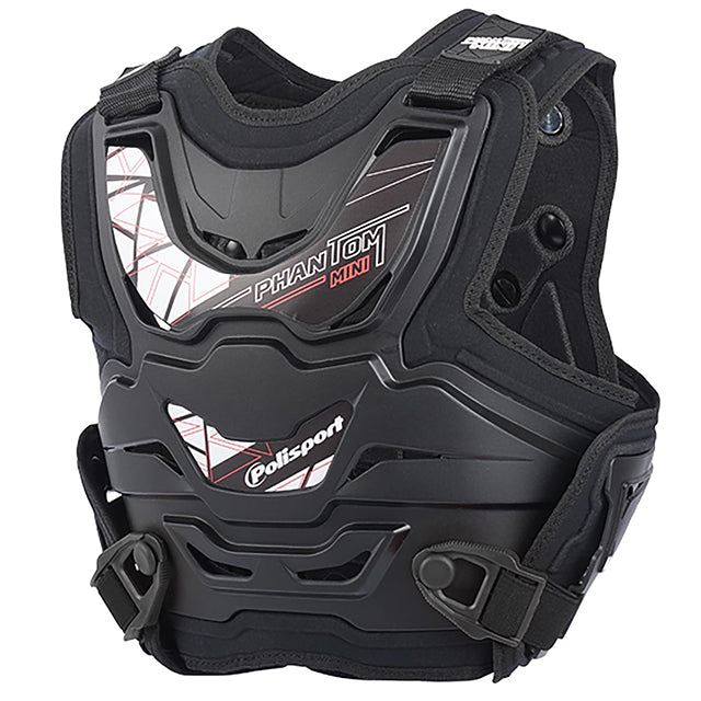 Protector de Peto Phantom Mini para niños Polisport - negro 8003800001