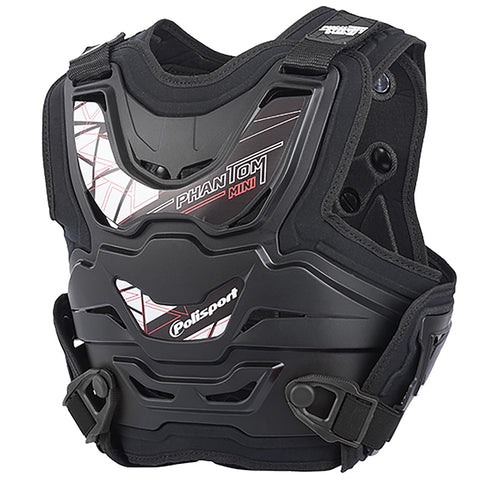 Protector de Peto Phantom Mini para niños Polisport - negro 8003800001