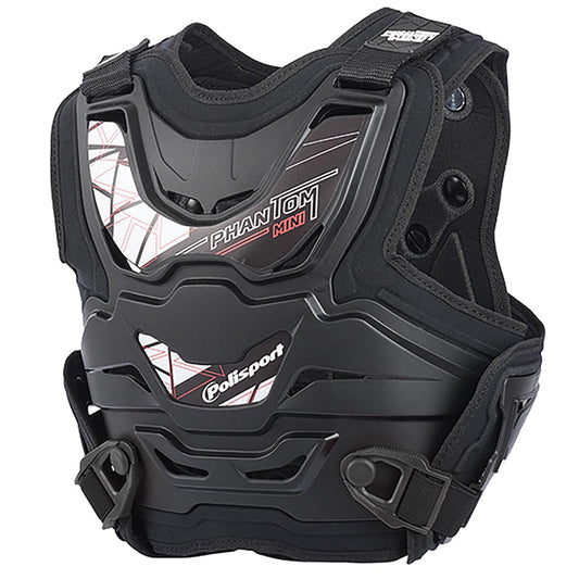 Phantom Mini Chest guard Protector for children Polisport - black