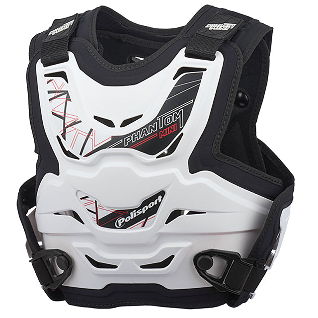 Protector de Peto Phantom Mini para niños Polisport - blanco 8003800002