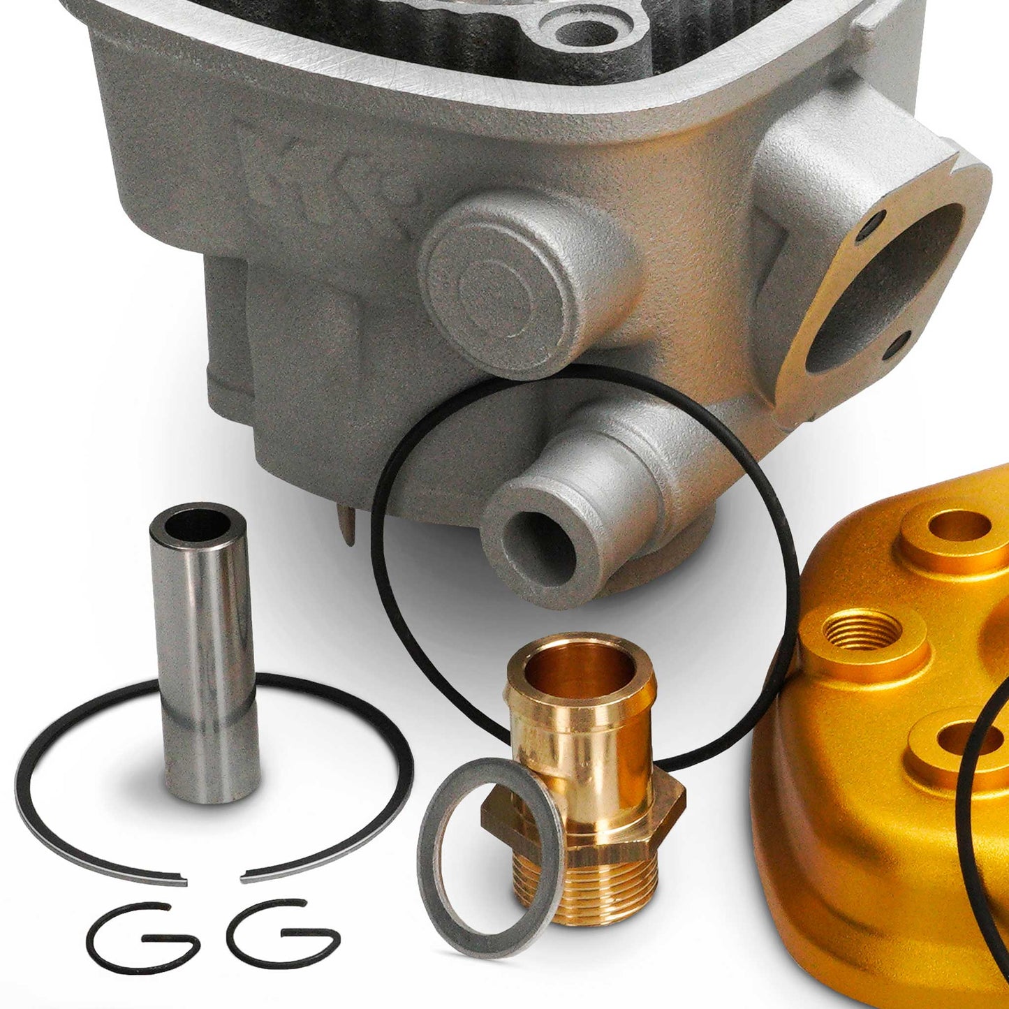 Cilindro Metrakit Pro Race 3 70cc Minarelli horizontal LC bulón 12mm