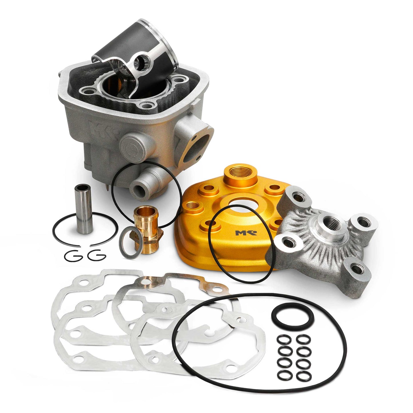 Cilindro Metrakit Pro Race 3 70cc Minarelli horizontal LC bulón 12mm