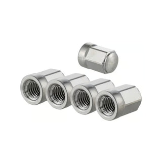 Kit 5 tuercas llanta tubeless Vespa Ø8 cromada SIP