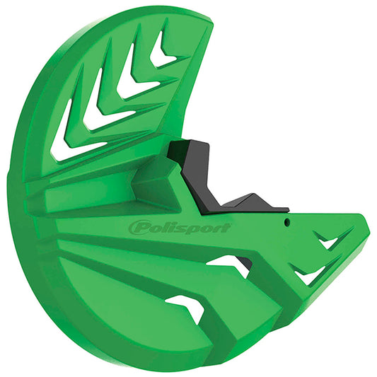 Protector Disco delantero y horquilla Kawasaki KX450F 15-18 KX250F 13-20 Polisport negro-verde 8151100003