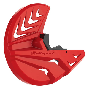 Protector Disco delantero y horquilla Honda CRF250RX 19-22 CRF450RX 17-22 CRF450R/CRF250R 15-22 Polisport negro-rojo CR04 8151400007