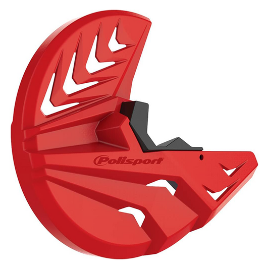 Protector Disco delantero y horquilla Honda CRF250RX 19-22 CRF450RX 17-22 CRF450R/CRF250R 15-22 Polisport negro-rojo CR04 8151400007