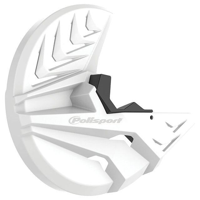 Protector Disco delantero y horquilla Honda CRF250/450R 10-14 Polisport - blanco-negro 8155100002