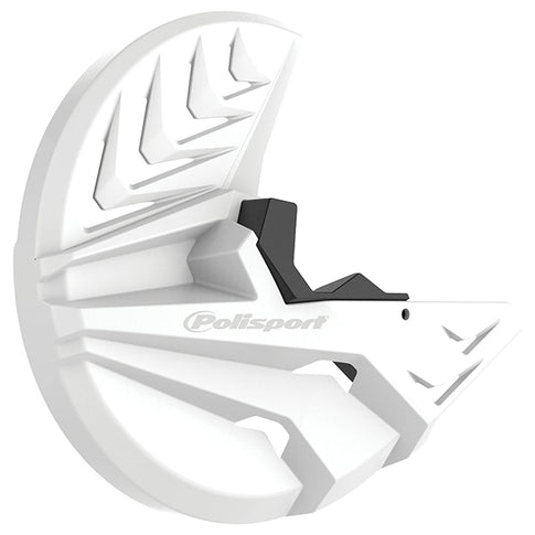 Protector Disco delantero y horquilla Honda CRF250/450R 10-14 Polisport - blanco-negro 8155100002