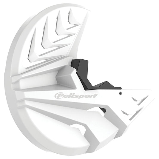 Protector Disco delantero y horquilla Honda CRF250/450R 10-14 Polisport - blanco-negro 8155100002