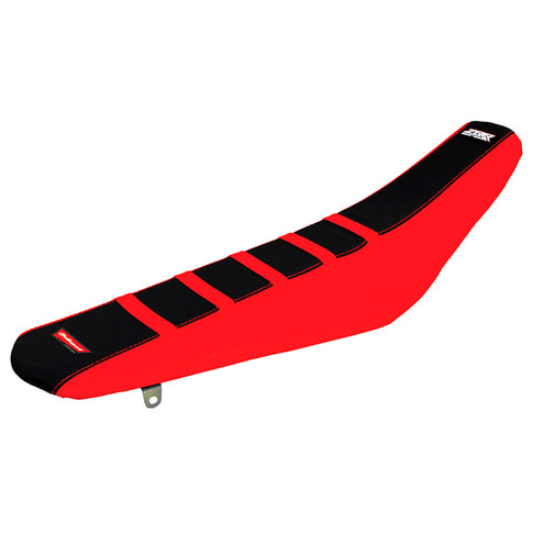 Funda del sillín Honda CRF450 17-20 / CRF250 Zebra 18-21 Polisport rojo-Negron 8157200003