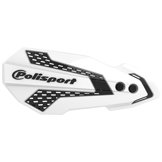 Handguards MX Flow CRF450F CRF450RX 21-22 Polisport - white-black