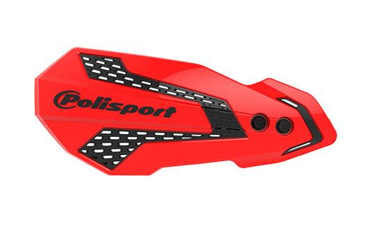 Handguards MX Flow CR 07-22 CR450F 09-22 Red CR04/black Polisport - black