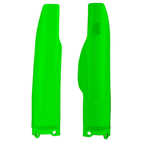Protectores de horquilla Kawasaki KX250F 04-05 KX125/250 04-08 Polisport - verde lima 8398000008