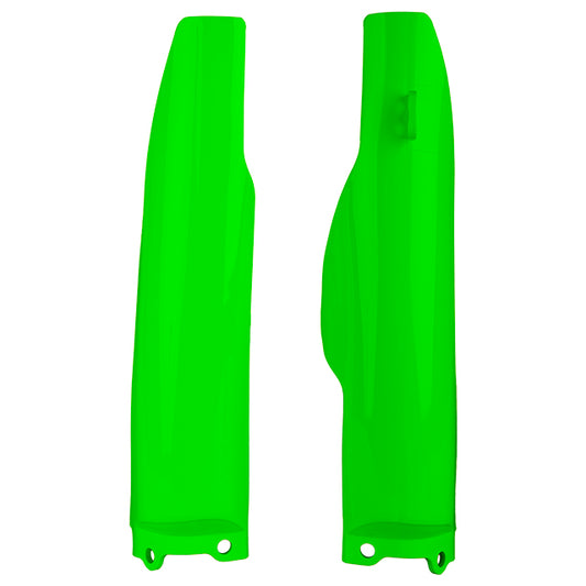 Protectores de horquilla Kawasaki KX250F 04-05 KX125/250 04-08 Polisport - verde lima 8398000008