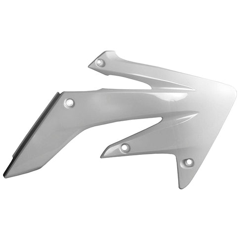 Tapas Radiador CRF250R 04-09 Polisport - blanco 8410300001