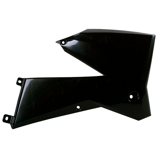 Tapas Radiador KTM 200/250/300XC 250EXC-F 06-07 450EXC 450/525XC 250XC-F 07 125/200/250/300EXC 525EXC 05-07 300MXC 05 450/525SX 06 125/250SX 250SX-F 05-06 Polisport - negro 8411500001