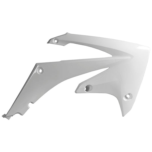 Tapas Radiador Honda CRF450R 09-12 CRF250R 10-13 Polisport - blanco 8412700002