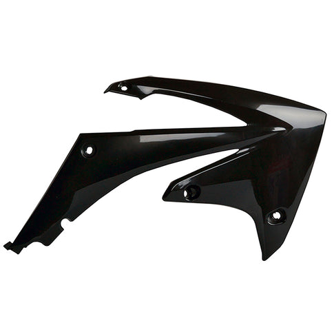 Tapas Radiador Honda CRF450R 09-12 CRF250R 10-13 Polisport - negro 8412700003