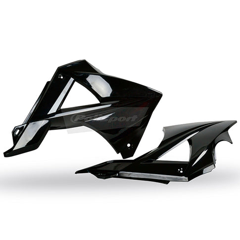 Tapas Radiador EC125/EC-E125/EC200/EC-E200/EC250/EC-E250/EC300/EC-E300/EC450/EC-E450 10-11 Polisport - negro 8413300007
