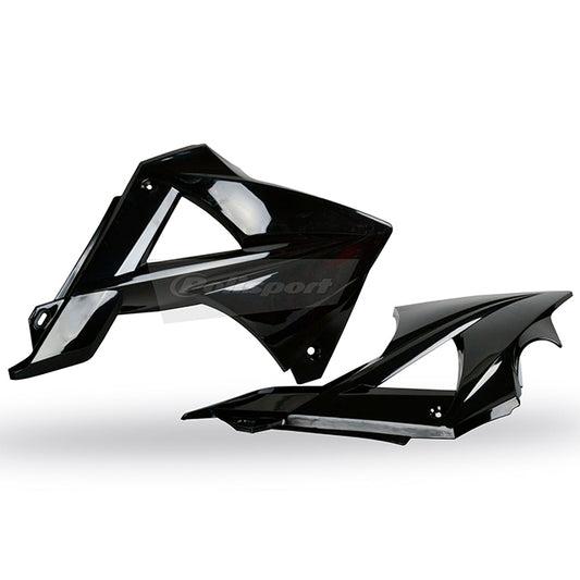 Tapas Radiador EC125/EC-E125/EC200/EC-E200/EC250/EC-E250/EC300/EC-E300/EC450/EC-E450 10-11 Polisport - negro 8413300007
