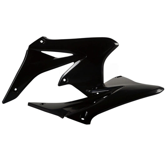 Tapas Radiador RMZ250 10-18 Polisport - negro 8413600002