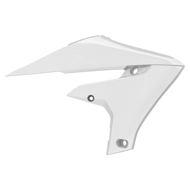 Tapas Radiador YZ450F 18-22 Polisport - blanco 8415100002