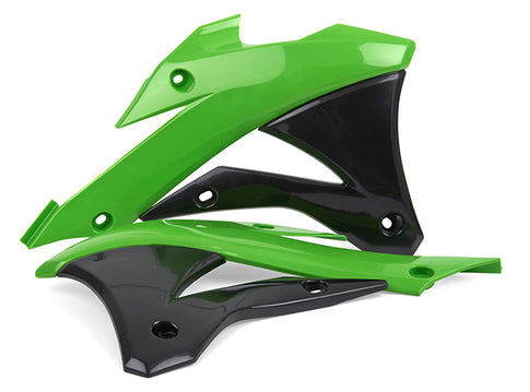 Tapas Radiador KX85/100 14-22 Polisport - negro-verde 8417300001