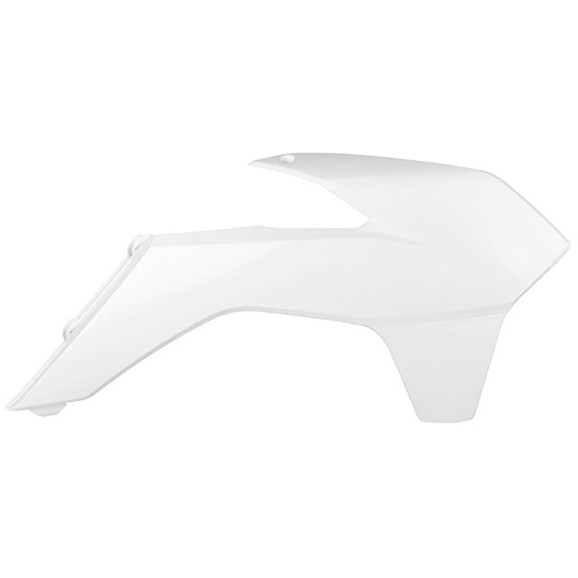 Tapas Radiador KTM 125 SX 13-15 Polisport - blanco brillante 8417400002