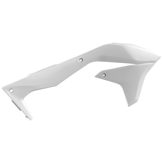 Tapas Radiador KX450F 16-18 Polisport - blanco 8418300002