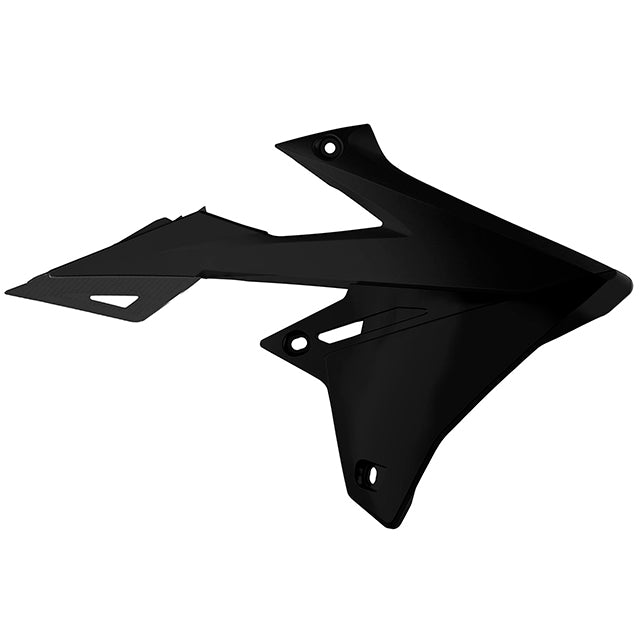 Tapas Radiador RMZ450 19-22 Polisport - negro 8421100003