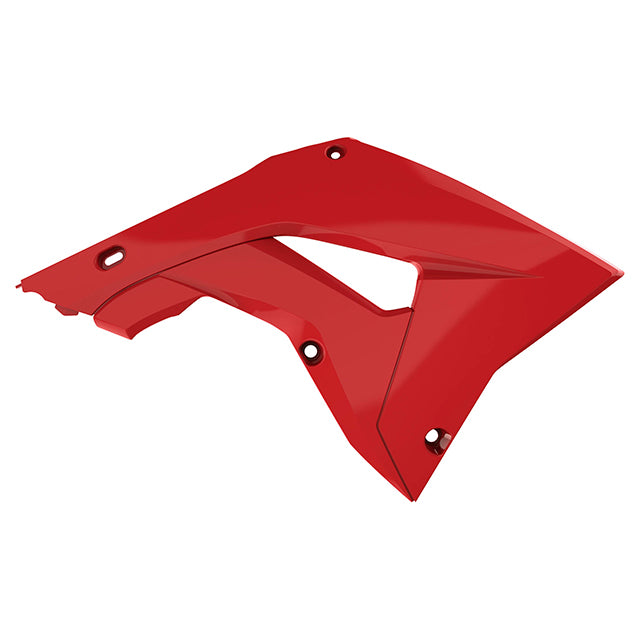 Tapas Radiador Restyling Honda CR125R/CR250R CRF 18 style 02-07 Polisport - rojo CR04 8421600001