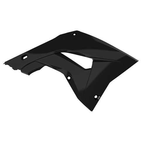 Tapas Radiador Restyling Honda CR125R/CR250R CRF 18 style 02-07 Polisport - negro 8421600003