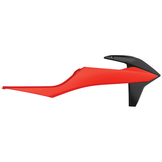 Tapas Radiador KTM SX/SX-F 19-22 Polisport - negro-naranja flúor 8422100007