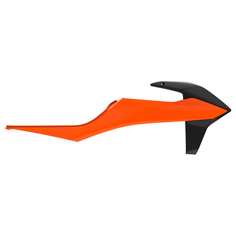 Tapas Radiador KTM EXC/EXCF/XCW/XCFW 20-22 SX/SX-F 19-22 Polisport - negro-naranja KTM 8422100011