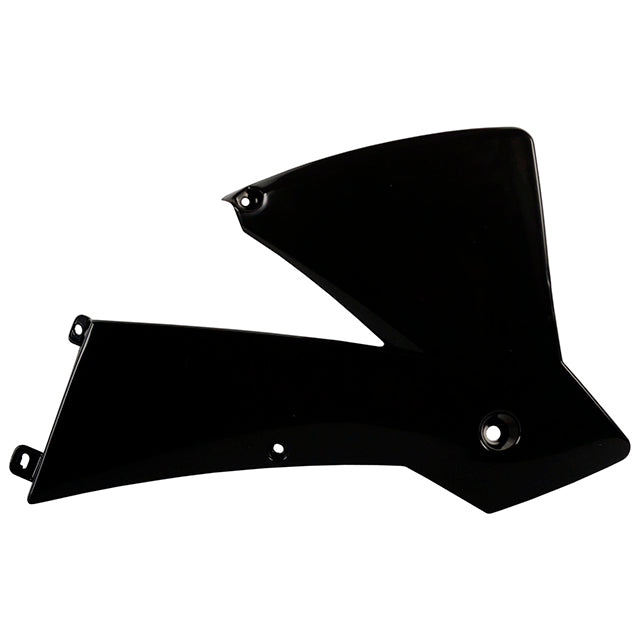 Tapas Radiador KTM 125/200/250/300/525EXC 200/300MXC 03-04 380SX 01-02 200SX 02-04 125/250 SX 01-04 Polisport - negro 8424000001