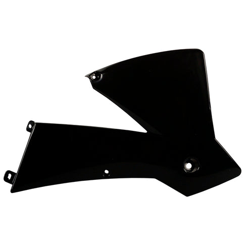 Tapas Radiador KTM 125/200/250/300/525EXC 200/300MXC 03-04 380SX 01-02 200SX 02-04 125/250 SX 01-04 Polisport - negro 8424000001