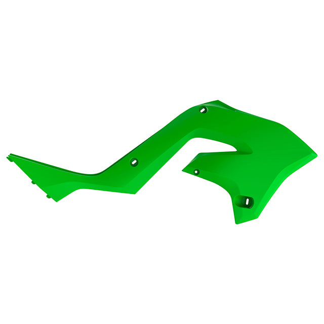 Tapas Radiador Restyling KX125 / 250 KX450 20 style 03-08 Verde Polisport - verde 8425800001