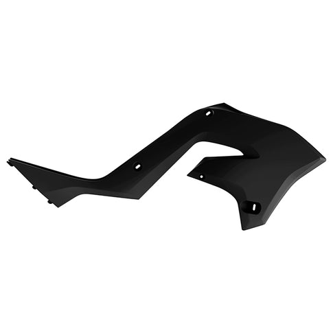 Tapas Radiador Restyling KX125 / 250 KX450 20 style 03-08 Polisport - negro 8425800002