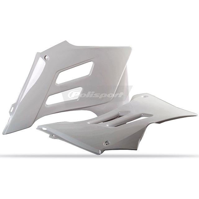 Tapas Radiador EC125/EC-E125/EC200/EC-E200/EC250/EC-E250/EC300/EC-E300/EC450/EC-E450 05-06 Polisport - blanco 8426400002