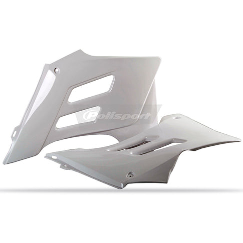 Tapas Radiador EC125/EC-E125/EC200/EC-E200/EC250/EC-E250/EC300/EC-E300/EC450/EC-E450 05-06 Polisport - blanco 8426400002