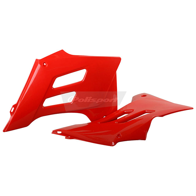 Tapas Radiador EC125/EC-E125/EC200/EC-E200/EC250/EC-E250/EC300/EC-E300/EC450/EC-E450 05-06 Polisport - rojo 8426500001