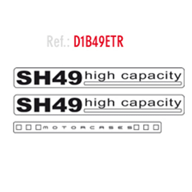 Autocollants SH49 Shad