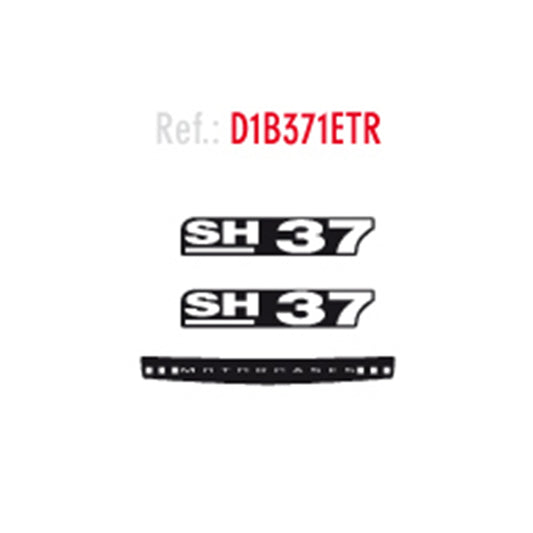 SH37 Shad Stickers