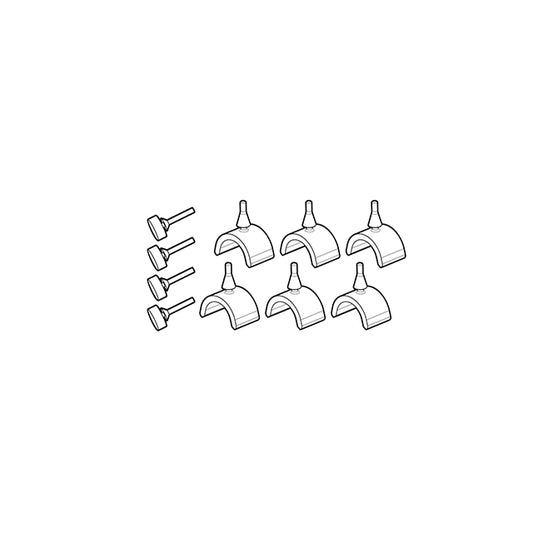 Gomas pequeñas SH23 Shad D1B23GOR