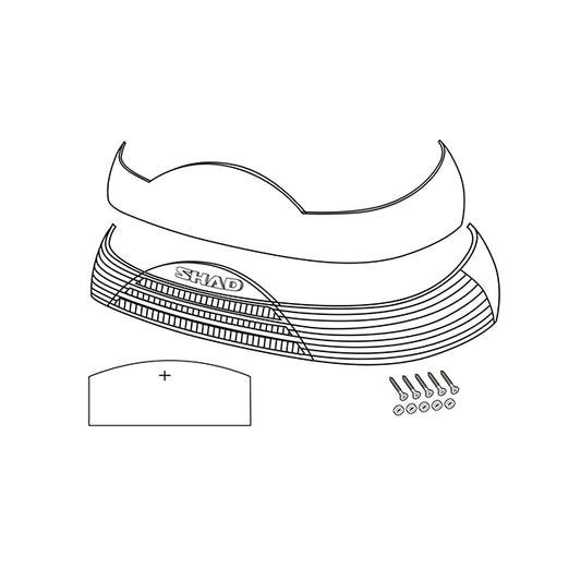 Catadrioptico SH46 2017 Shad - rojo D1B465CAR