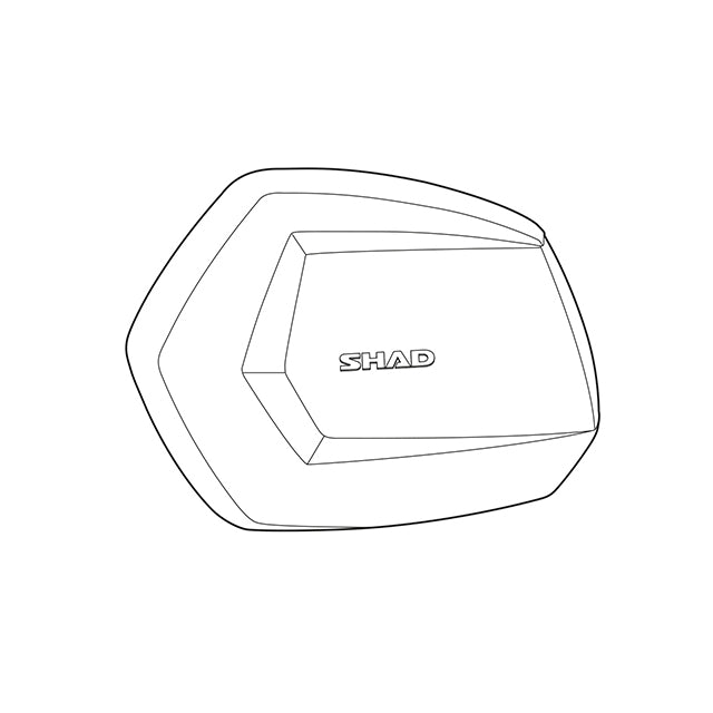 Tapa izquierda SH35 Shad - aluminio D1B35TLR
