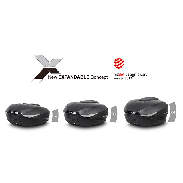 Top case SH58X Shad - carbon