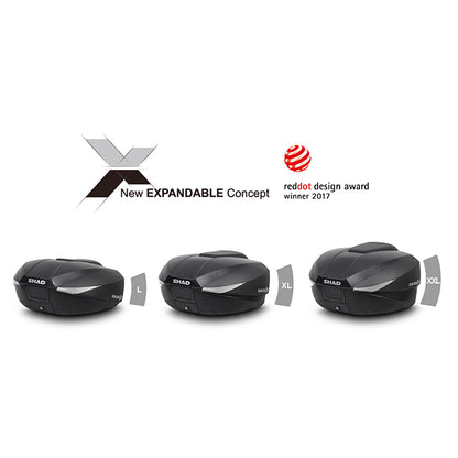 Top case SH58X Shad - carbon