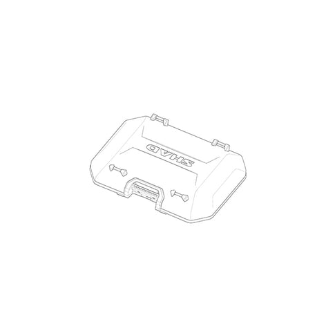 Tapa maleta Top Terra TR37 / TR48 Shad - aluminio 203471R